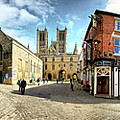 Lincoln City Castle Square Panoramic
