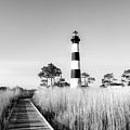 North Carolina Lighthouse in Black and White