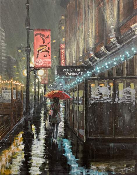 Rain in Paintings