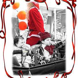 Selective Color Only - Celebrating Christmas