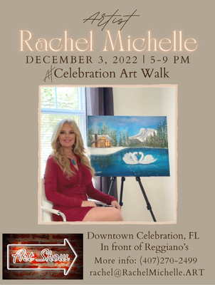 Artist Rachel Michelle At Celebration Art Walk In...
